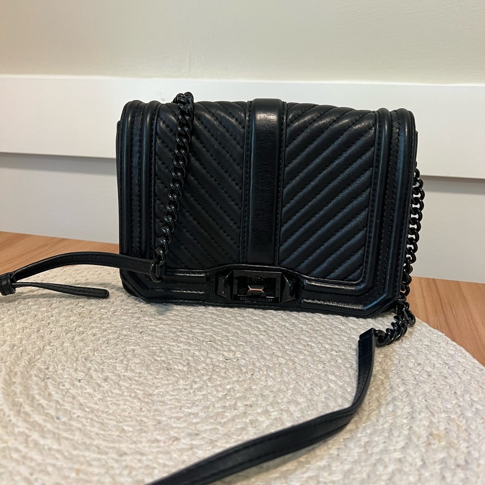 Rebecca Minkoff Chevron Quilted Small Crossbody Bag